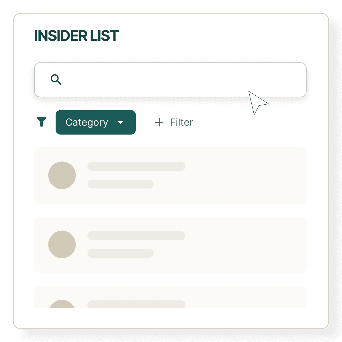 Manage insider lists in InsiderList